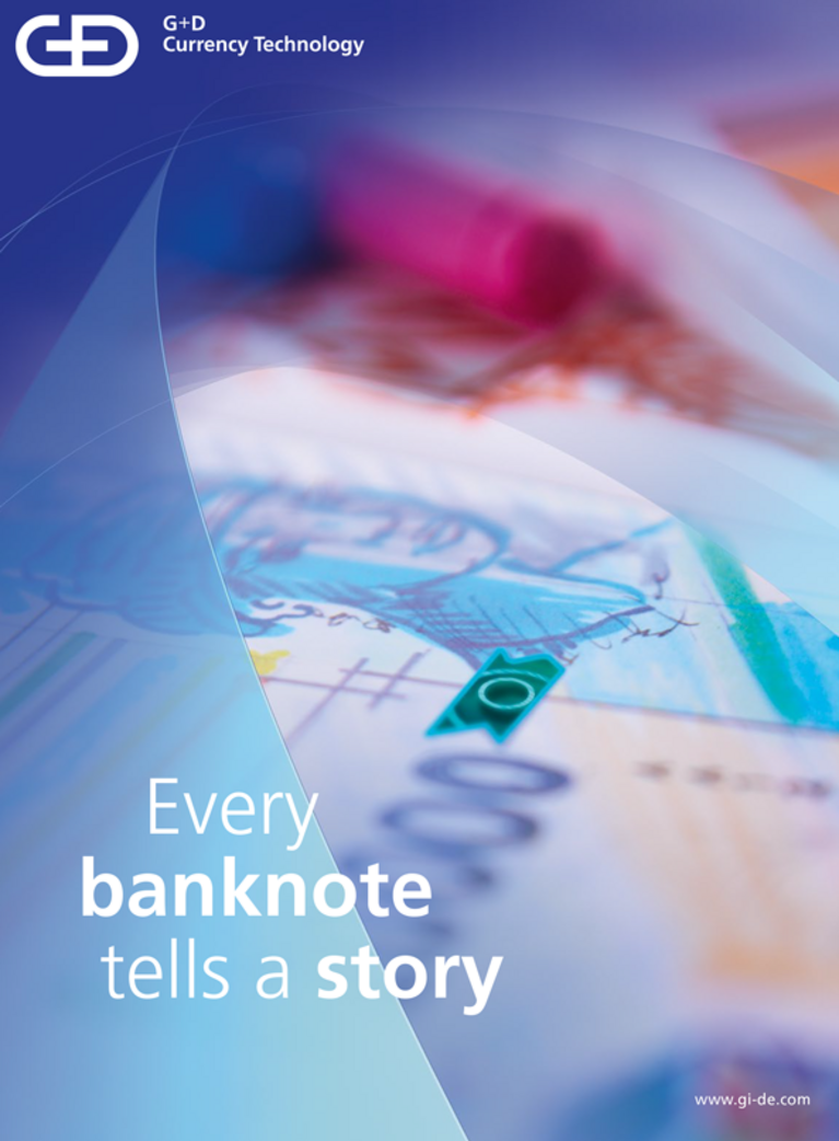 Cover of the brochure "Every banknote tells a story"