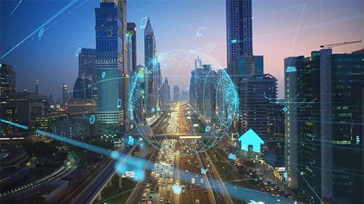 Simulation of digital networks in a big city