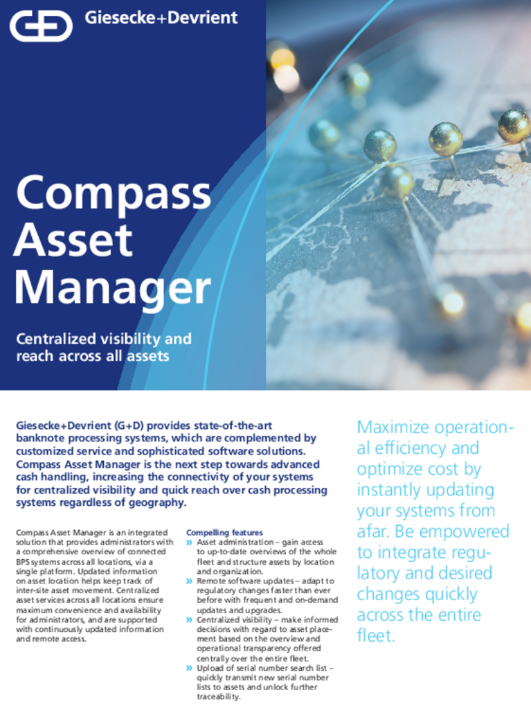 Deckblatt der Compass Asset Manager Broschüre