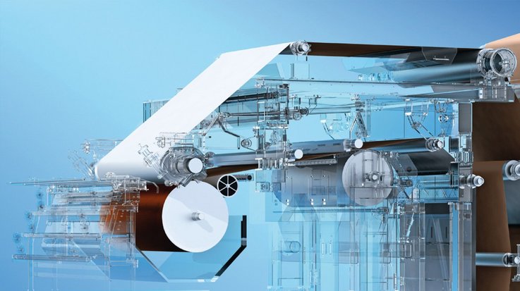 High-tech system for paper and foil production
