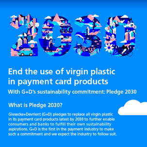 Pledge 2030 - end the use of virgin plastic