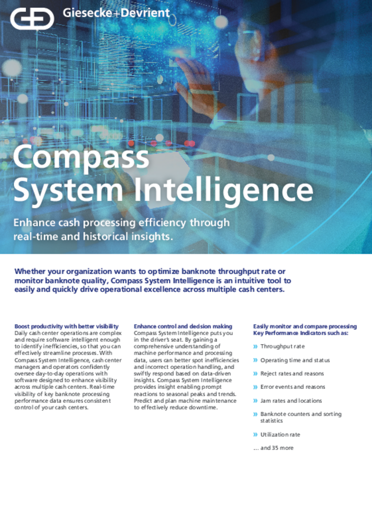 Deckblatt der Compass System Intelligence Broschüre