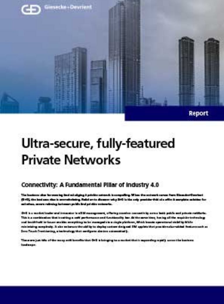 Preview of the report: Ultra-secure, fully-featured Private Networks