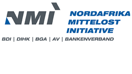 Logo of NMI (Nordafrika Mittelost Initiative der deutschen Wirtschaft)