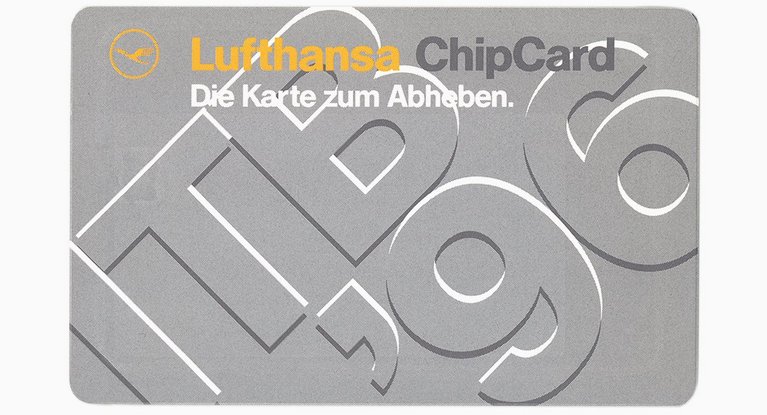 Die erste kontaktlose Multifunktionskarte der Deutschen Lufthansa