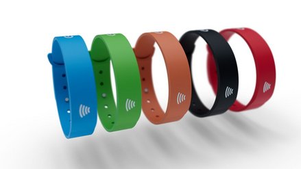 G+D wristbands in verschiedenen Farben