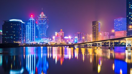 Macau skyline by night