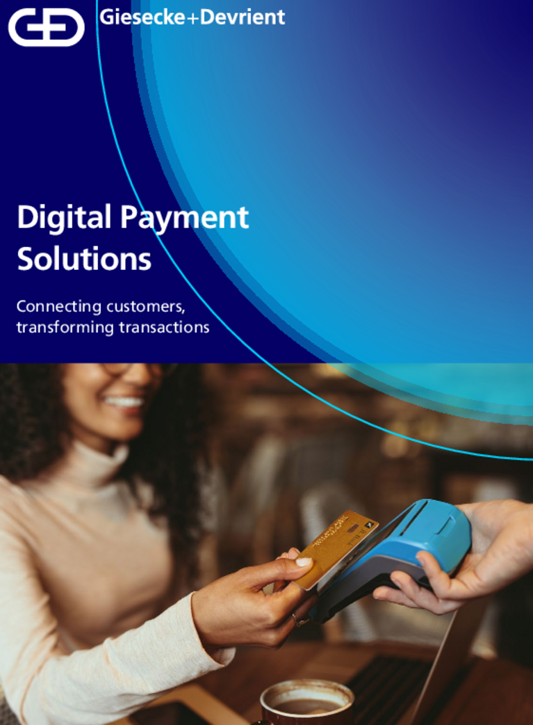 Cover of the whitepaper: G+D digital payment solutions