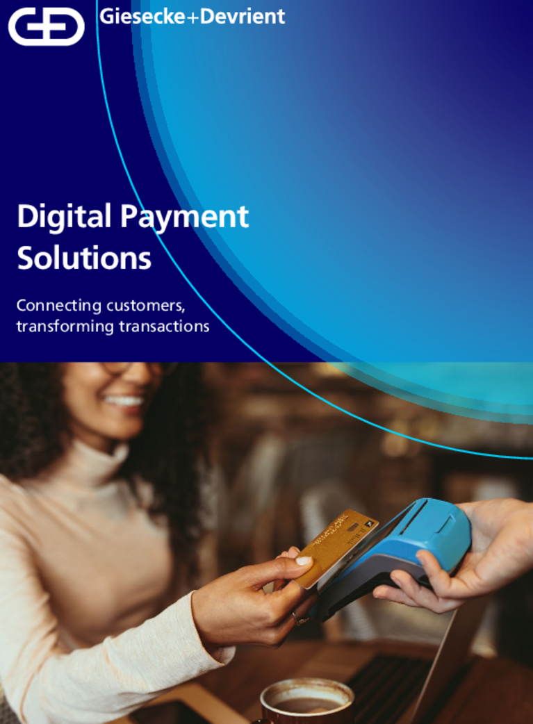 Deckblatt des Whitepapers: G+D digital payment solutions