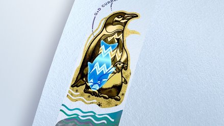 varifeye® ColourChange Sicherheitsfenster in Form eines Pinguins