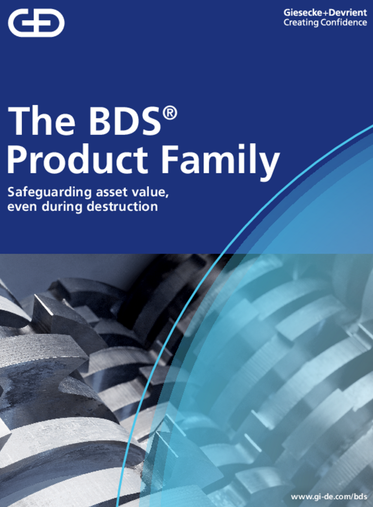 Cover of the brochure for the BDS Product Family