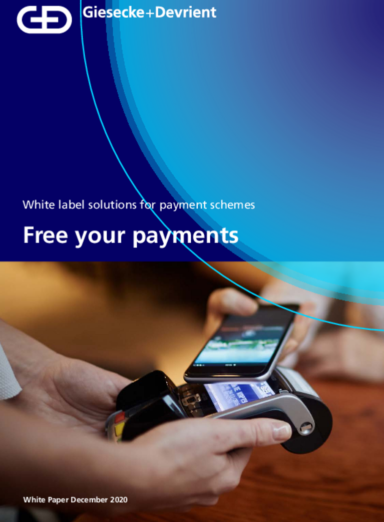 Cover of whitepaper about about white label solutions for payment schemes