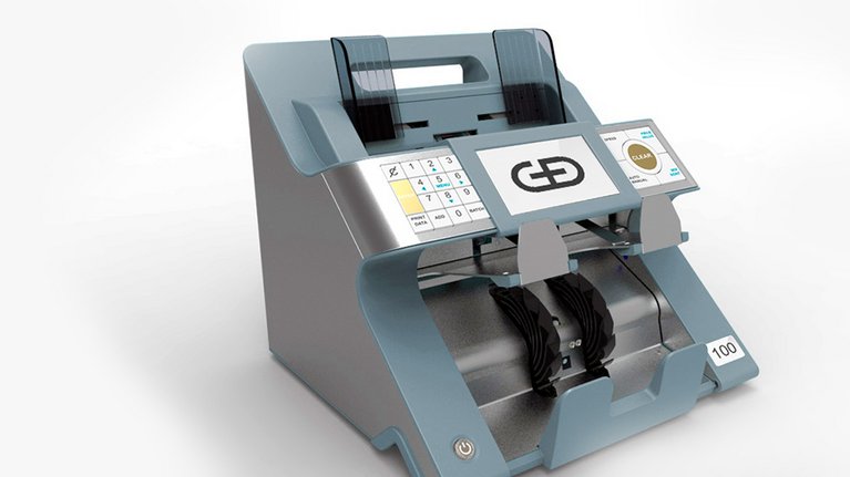 Banknote processing system BPS® A1, which is a compact unit ideal for cash counters and back offices for banknotes counting and sorting