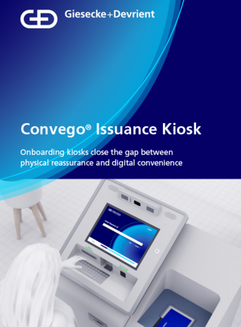 Cover of G+D Convego Issuance Onboarding Kiosk Briefing