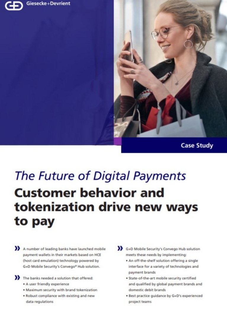 Deckblatt der Case Study 'Future of digital payments'