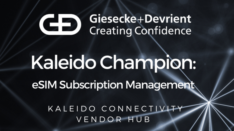 Kaleido Champion Award für eSIM Subscription Management