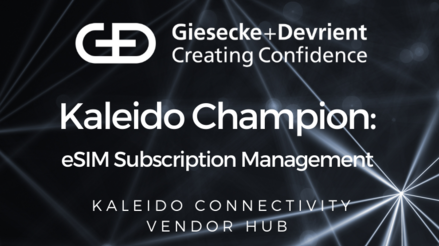 Kaleido Champion Award für eSIM-Subscription-Management