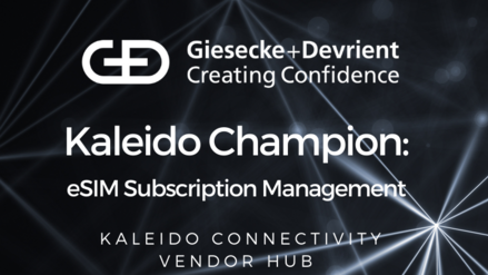 Kaleido Champion Award für eSIM Subscription Management