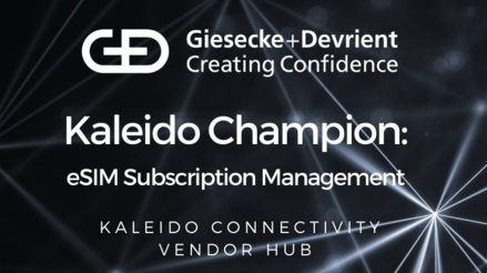 Kaleido Champion Award für eSIM-Subscription-Management