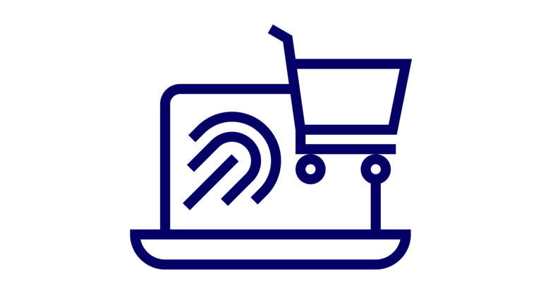 Icon for secure checkout process