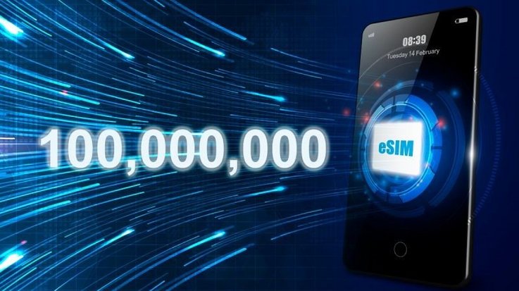 100 Millionen eSIM Aktivierungen