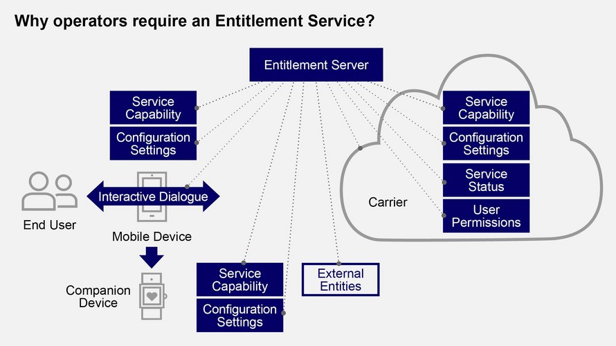 Infographic on why operators require an Entitlement Server