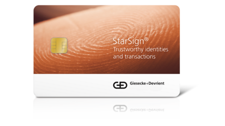 StarSign PKI credit card by G+D