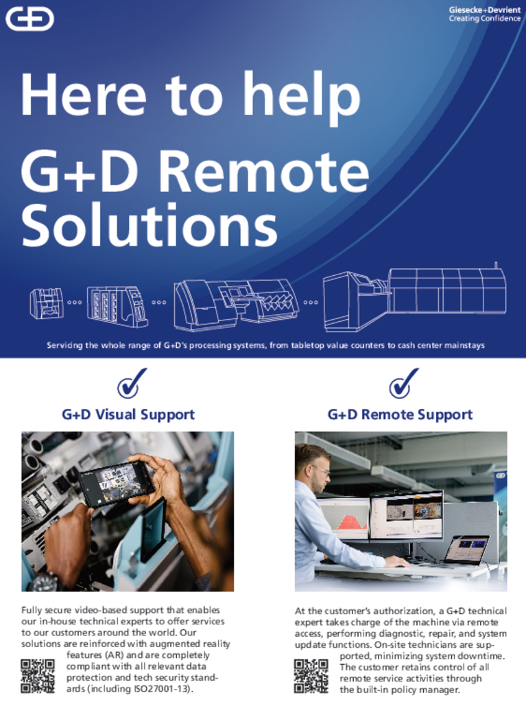 Cover of brochure on Remote Services