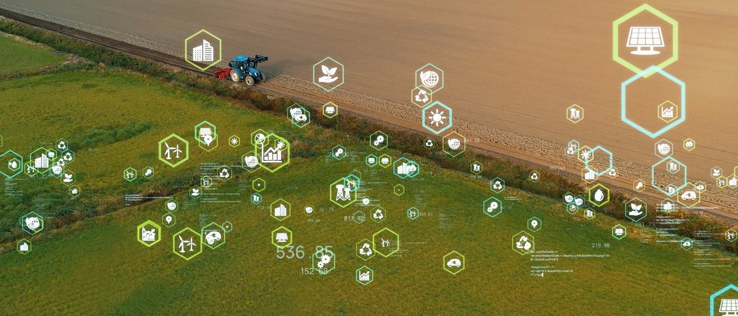 Technology concept of agritech