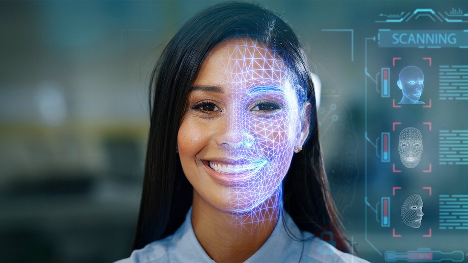 Artificial intelligence: Scanning a woman’s face