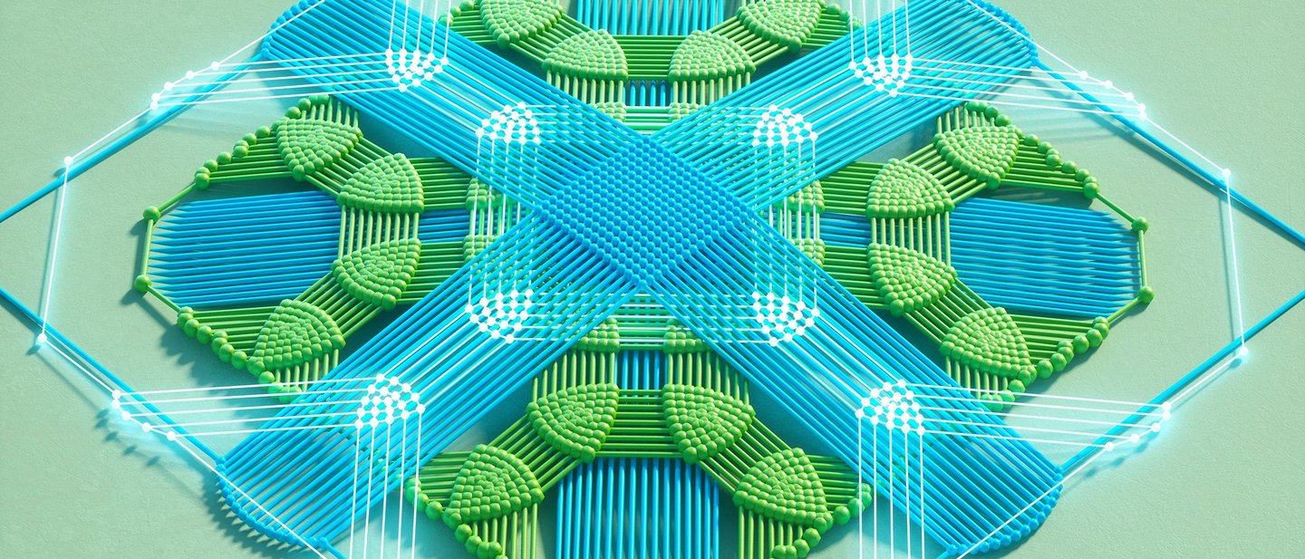 Futuristic knitted net structure